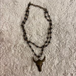 Bull necklace